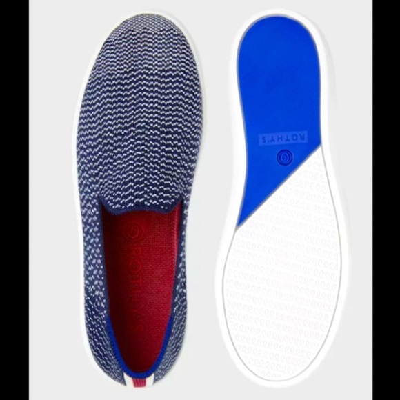 NEW Rothy’s Rothys Maritime Gradient Sneakers Shoes Slip Ons Womens Size 8.5 NIB - Picture 3 of 12